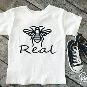 Bee Real Trendy Toddler T-shirt Brand New